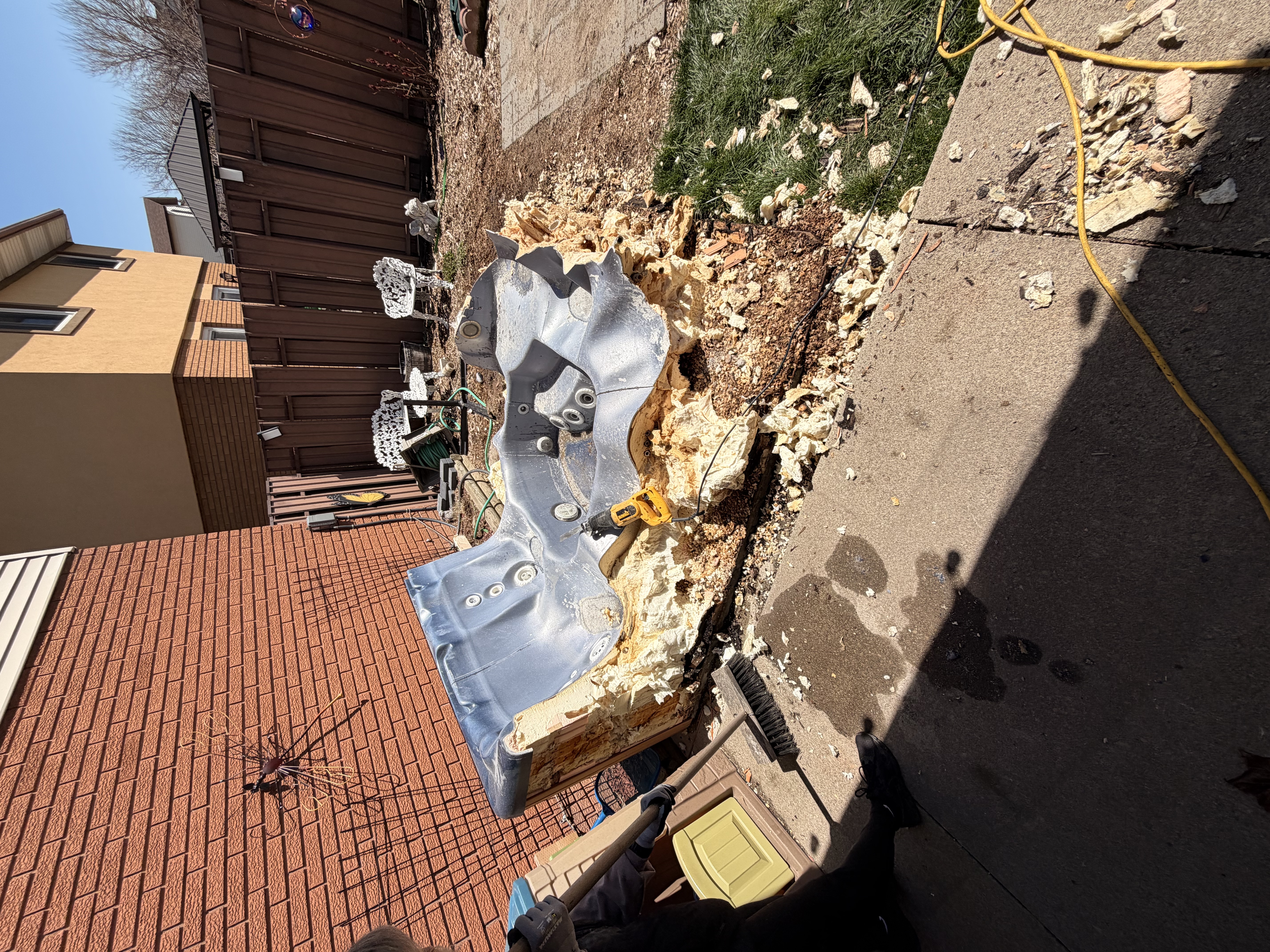 Hot Tub Removal &amp; Dismantling — job photo